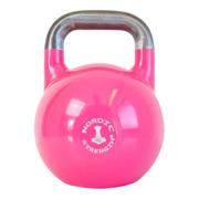 Competition kettlebell 8 kg i pink fra Nordic Strength — standardiseret stålmodel til teknikindlæring