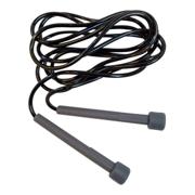 Speedrope i plast med 12 cm håndtag og fleksibelt 280 cm reb til træning på farten