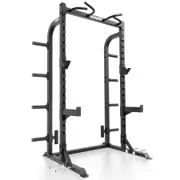 VirtuFit HR100 half rack i sort stål med chin-up bar og holdere til vægtskiver