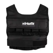 VirtuFit Vægtvest Pro på 20 kg i sort nylon med aftagelige vægtposer