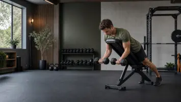 Spider curl på skråbænk for streng isolation af biceps