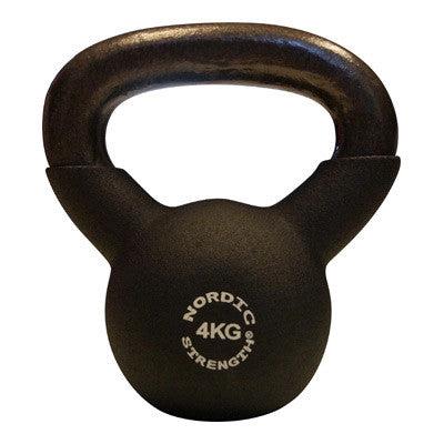 Kettlebell 4 kg fra Nordic Strength til nybegyndere og let styrketræning