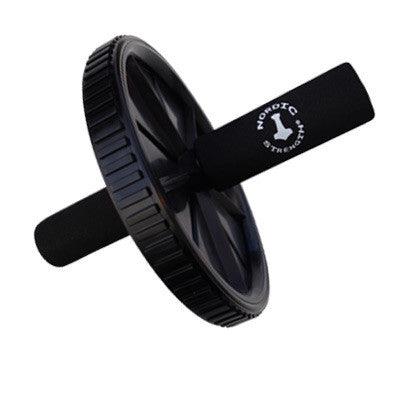 Klassisk Nordic Strength ab wheel med enkelt hjul og to håndtag til mavetræning