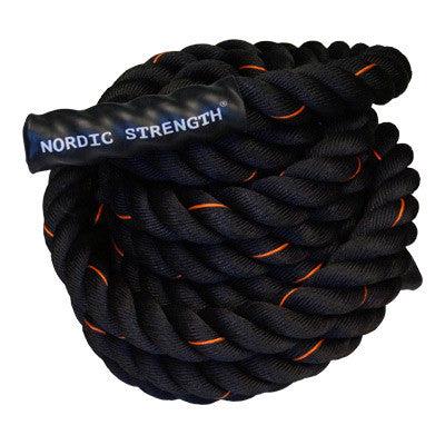 Nordic Strength battle rope på 12 meter med 38 mm diameter til funktionel træning