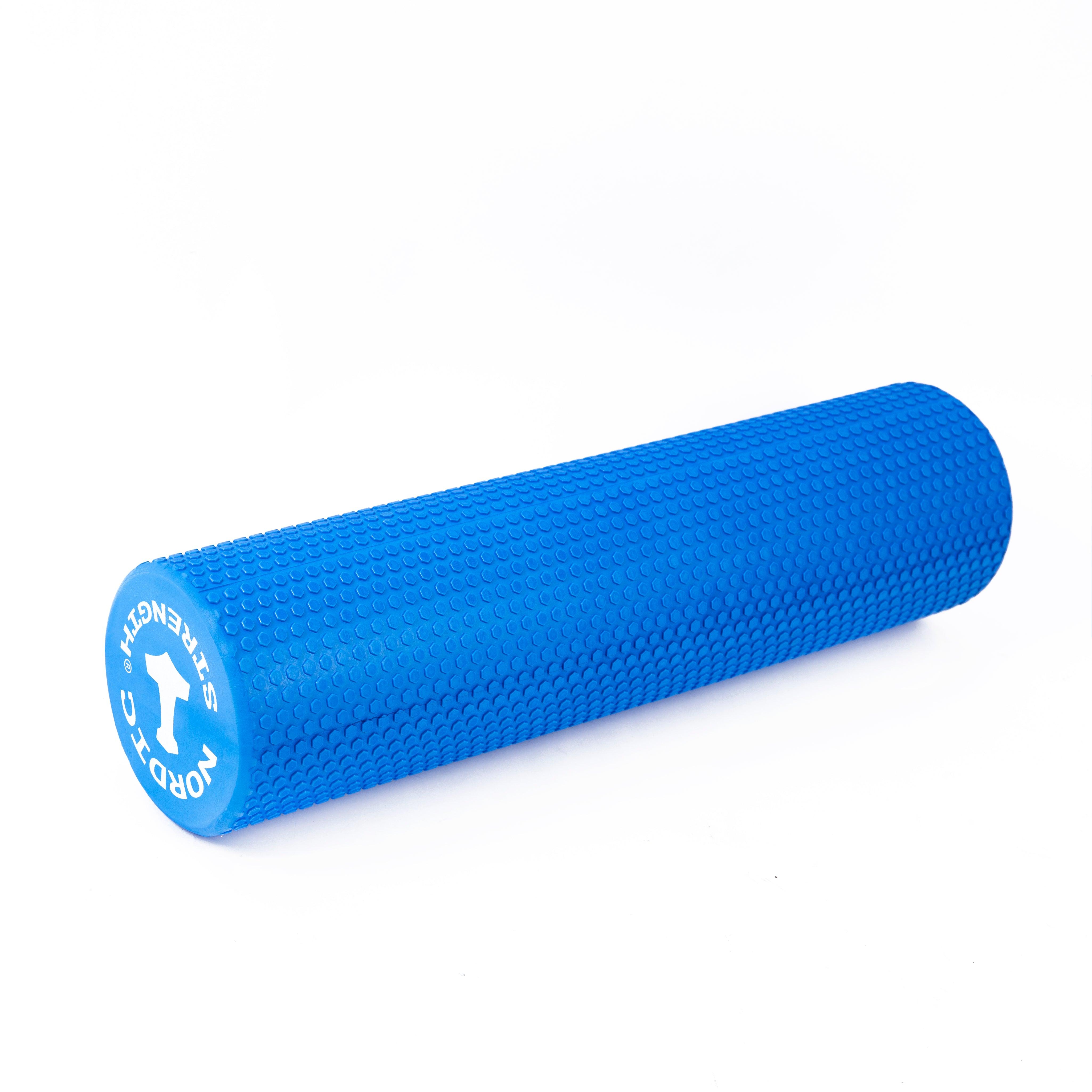 Blå EVA foam roller 60 cm hårdere densitet til erfarne