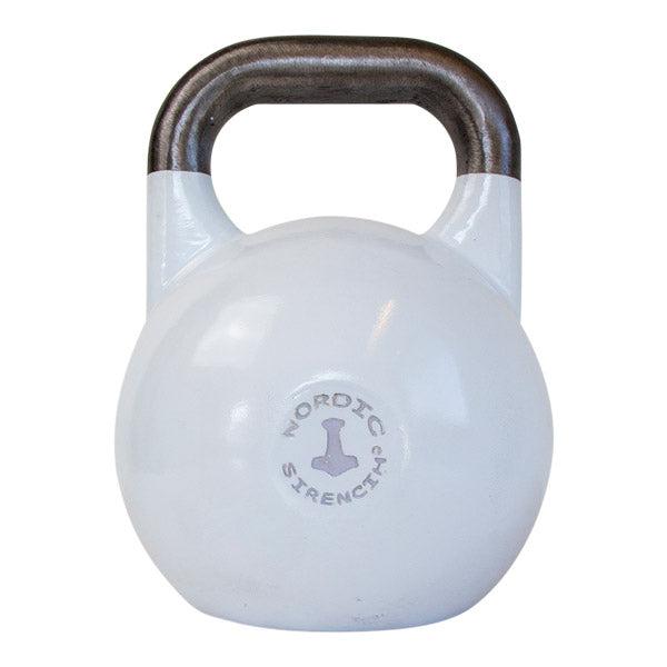 Competition kettlebell 40 kg i grå fra Nordic Strength til elitetræning og avanceret kettlebellsport