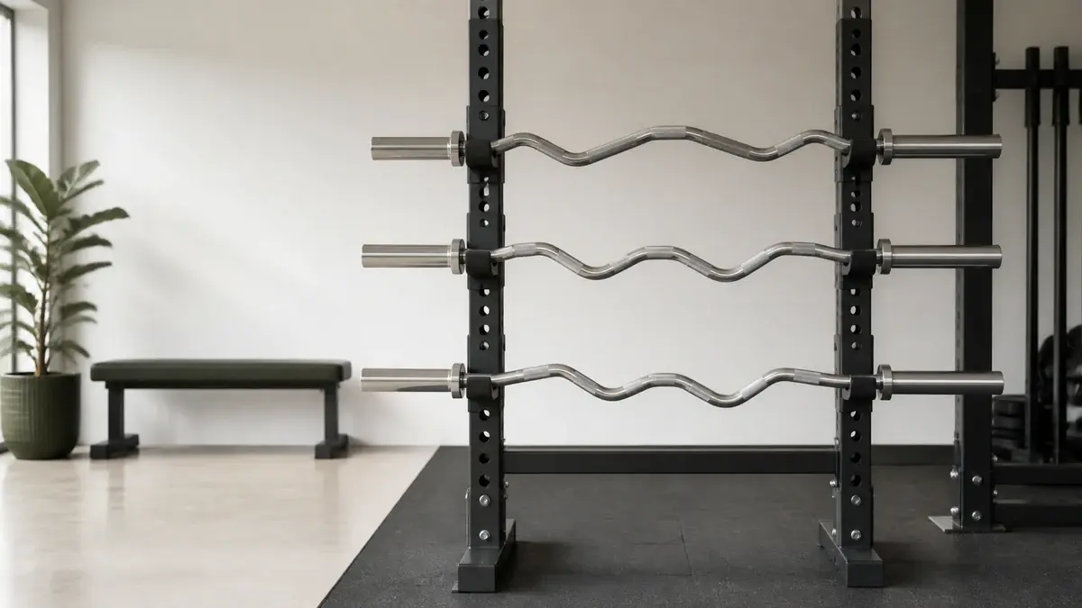 EZ-stang til bicepscurl og triceps