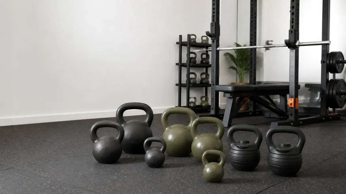 Illustration af kettlebells til styrketræning