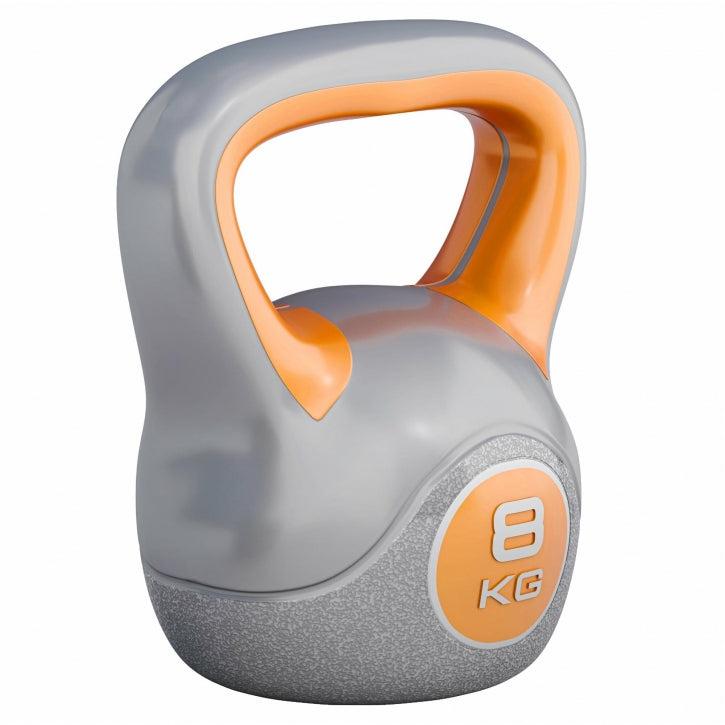 Kettlebell 8 kg i designudførelse til varieret styrke- og konditionstræning