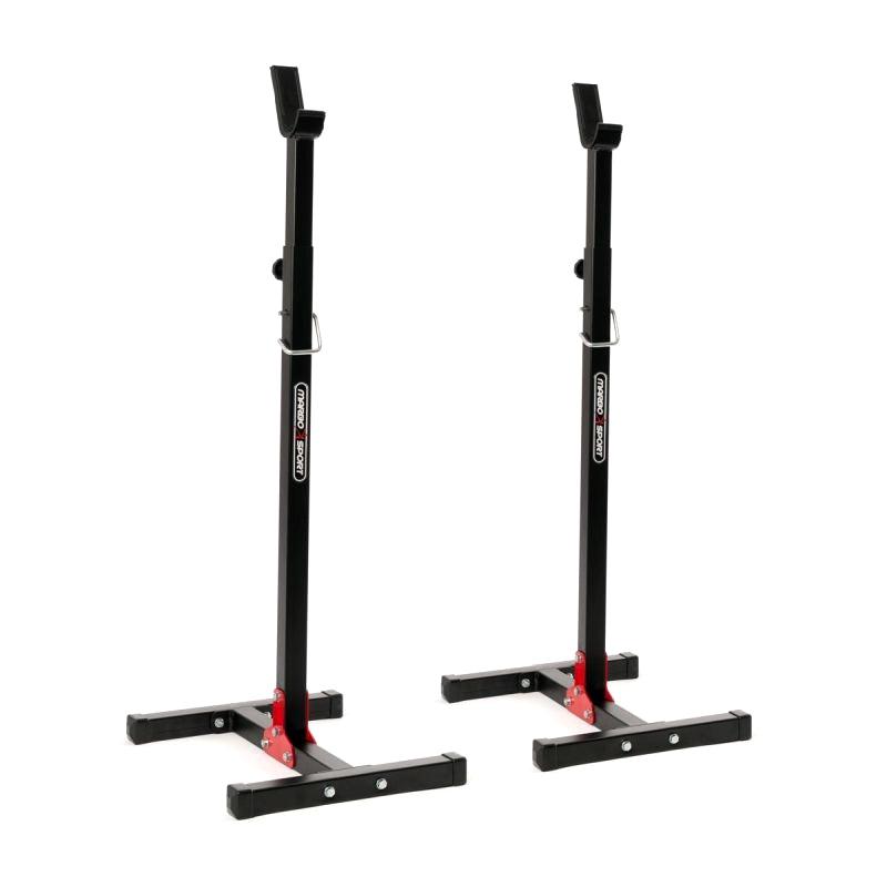 Fritstående Home squat rack til hjemmegym i sort stål