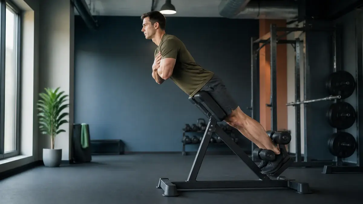 Hyperextension rygstræk der styrker lænd, baller og baglår